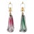 Vintage Pair of Amorphic Sommerso Murano Glass Lamps For Sale - Image 9 of 9
