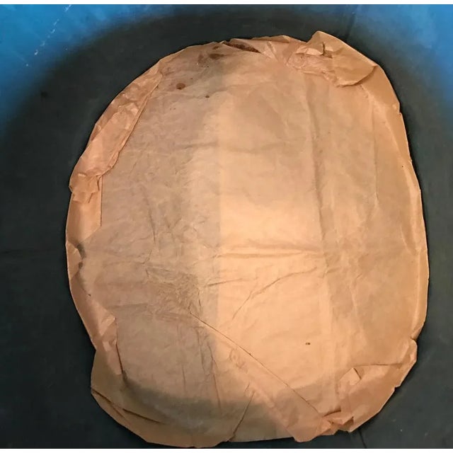 Late 19th Century 19th Century Empty Metal Hat Box, 1875 For Sale - Image 5 of 10