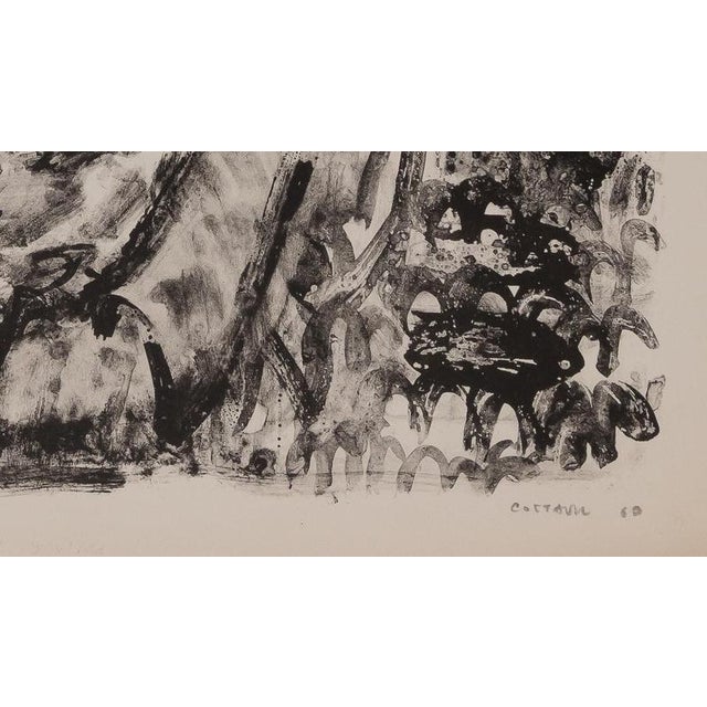 André Cottavoz, Female Face, Lithograph For Sale - Image 5 of 6