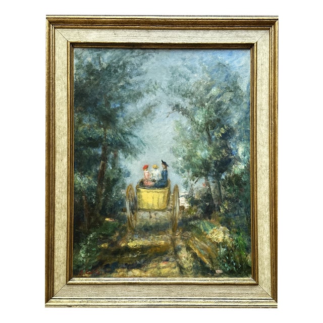 Arthur Erdle, Ausflug, Young Rhineland, Exhibited at the Kunsthalle Düsseldorf For Sale