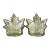 Pair of Vintage Brass Maple Leaf Bookends For Sale