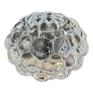 Vintage Crystal Candleholder by Orrefors, 1970s For Sale