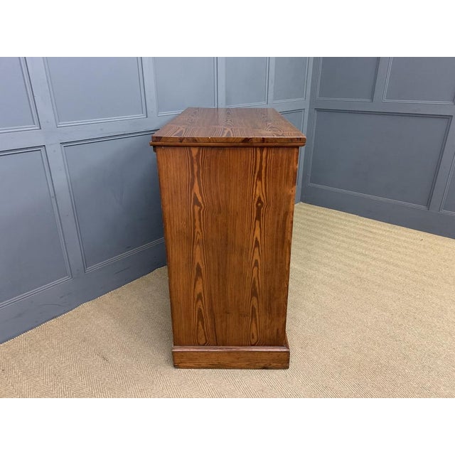Aesthetic Period Pitch Pine Chest of Drawers, 1870s For Sale - Image 10 of 14