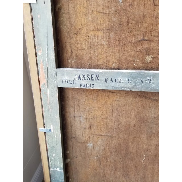 Jansen Furniture Large Maison Jansen French Painting For Sale - Image 4 of 5