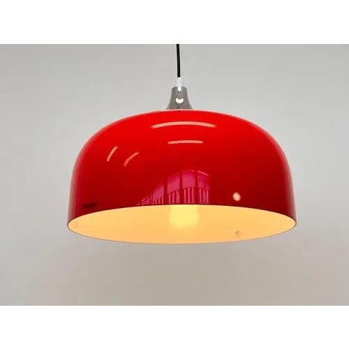 Guzzini Mid-Century Plastic Pendant by Guzzini for Meblo, Italy, 1970s For Sale - Image 4 of 9