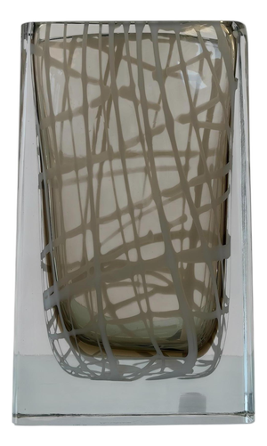 Murano Glass Vase by Roberto Beltrami, 1990s