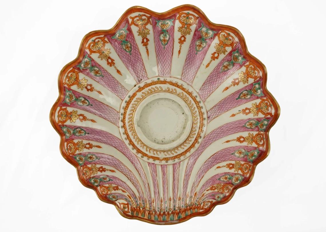 Qianlong Period Circa 1770 Famille Rose Chinese Export Mancerinas