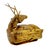 Brass Mid 20th Century Brass Reclining Stag Betel Box by j.w. Robinson's For Sale - Image 8 of 12