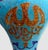 Handcrafted Lapis & Turquoise Vase With Arabic Calligraphy For Sale - Image 6 of 8