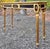 Labarge La Barge Carved Gold Leaf and Ebonized Console Table For Sale - Image 4 of 12