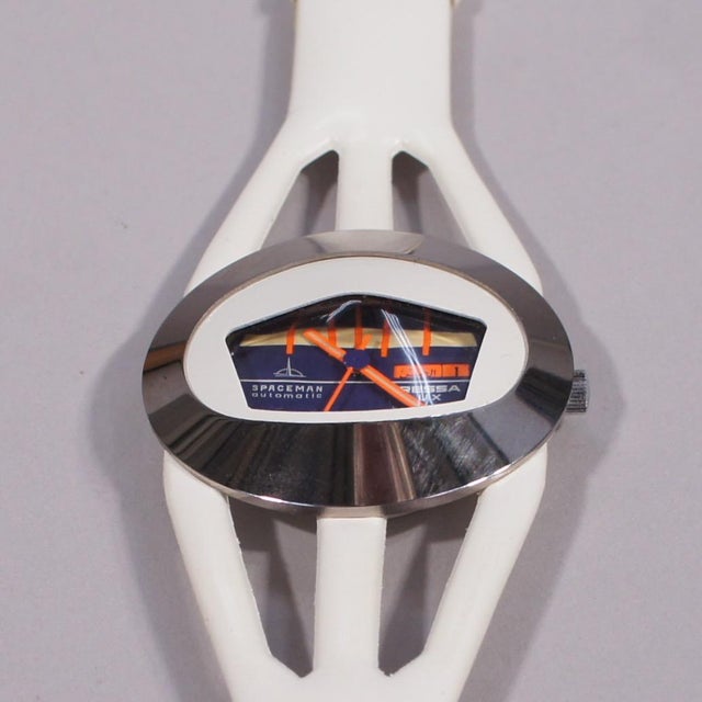 Space Age Wrist Watch by André Le Marquand for Tressa Lux, 1970s, Set of 2 For Sale - Image 6 of 8