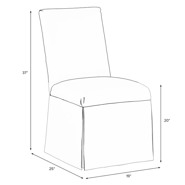 Wood Slipcover Dining Chair in Berry Classic Velvet For Sale - Image 7 of 8