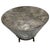 Metal Parchment Conical Drum Table With Metal Base For Sale - Image 7 of 8