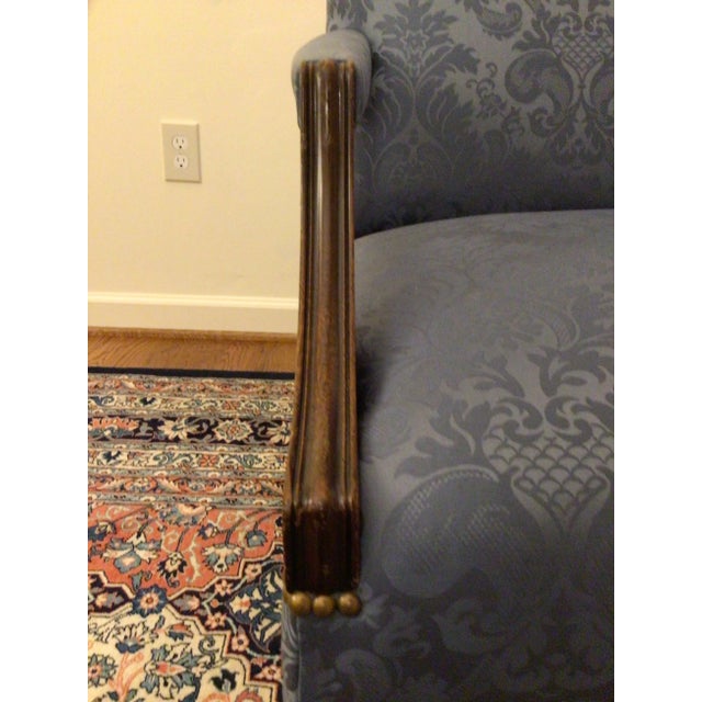 Early 20th Century Chippendale Style Library Chair For Sale - Image 10 of 12