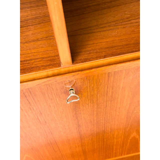 Vintage Teak Bookcase with Desk from Omann Jun, 1960s For Sale - Image 9 of 18