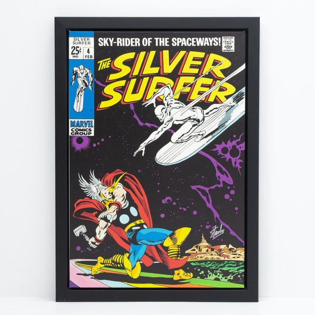 Stan Lee, The Silver Surfer #4, Art Print For Sale - Image 3 of 10