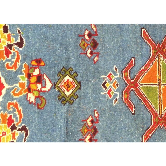 1960s Turkish Oushak Runner. Handwoven with wool on wool foundation in the Oushak region of Western Turkey. The Anatolian...