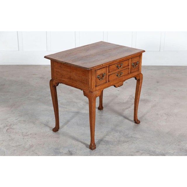 19th Century Georgian English Oak Low Boy, 1800s For Sale - Image 3 of 16