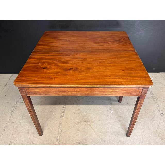Antique Georgian Mahogany Tea Table, 1800 For Sale - Image 4 of 12