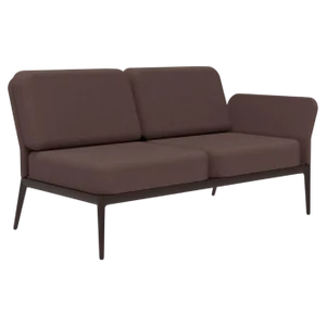 Cover Chocolate Double Left Modular Sofa by Mowee