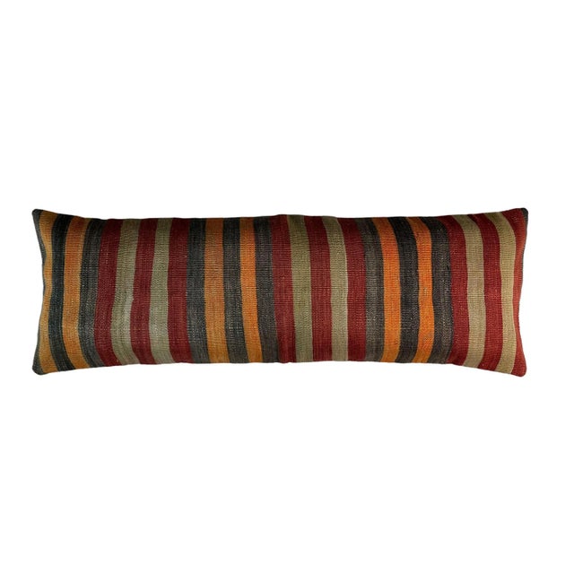 Vintage Turkish Kilim Cushion Cover For Sale - Image 11 of 11