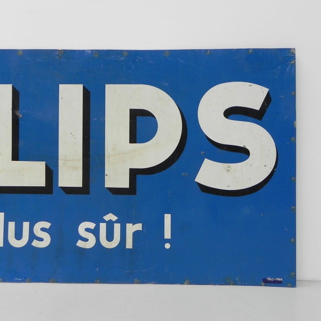 Advertising Sign from Philips, 1960s For Sale - Image 11 of 16
