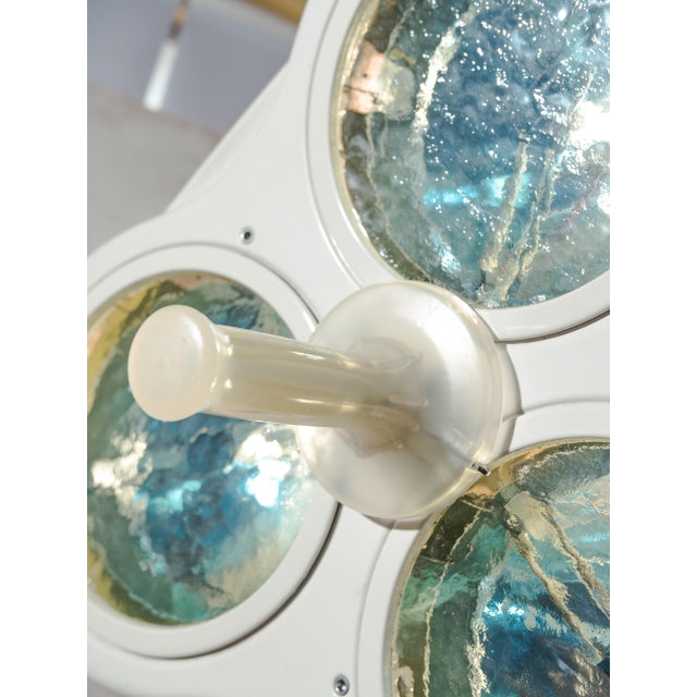 White and Green Operating Hospital Floor Spotlight by Heraeus Hanaulux, London, 1990s For Sale - Image 15 of 18