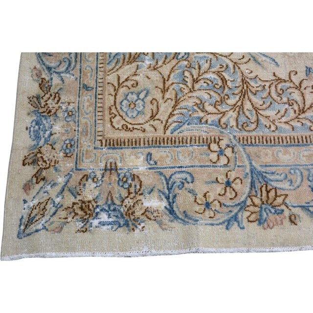 Art Deco Vintage Chinese Art Deco Hand Knotted Wool Rug, 13'2x17'10 For Sale - Image 3 of 4