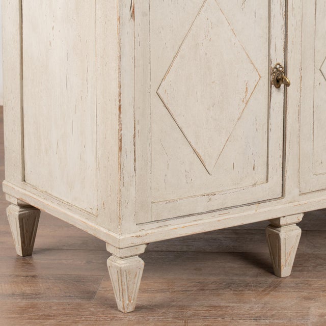 19th Century Swedish Gray Gustavian Sideboard Buffet For Sale - Image 11 of 13