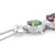 Red Tsavorite, Diamond and Garnet Platinum Pendant Necklace - Fei Liu For Sale - Image 8 of 8