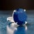 Blue Natural Solitaire Sapphire Ring 6.5 14k W Gold 16.5 TCW Certified For Sale - Image 8 of 10