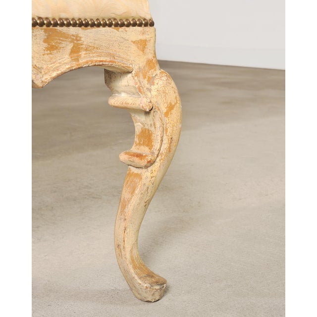 Pair of Country French Provincial Wingback Bergère Armchairs For Sale - Image 17 of 18