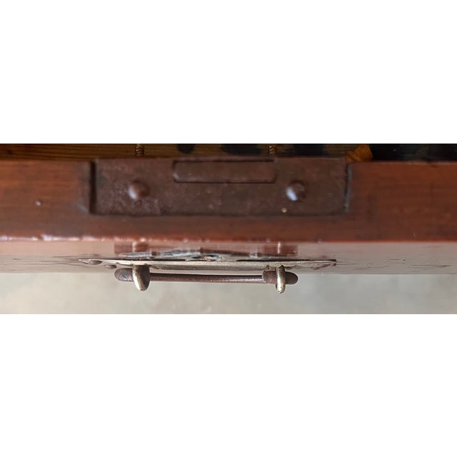 Spanish Country Pine "Mobila " Side Table or Console With Two Drawers For Sale - Image 9 of 11