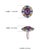 Handcrafted 15.5Ct Aquamarine & Blue Topaz Silver Ring With Amethyst and Citrine Accents - Size 8.5 For Sale - Image 12 of 15