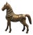 Vintage Handmade Brass Horse Statue, 1960s For Sale