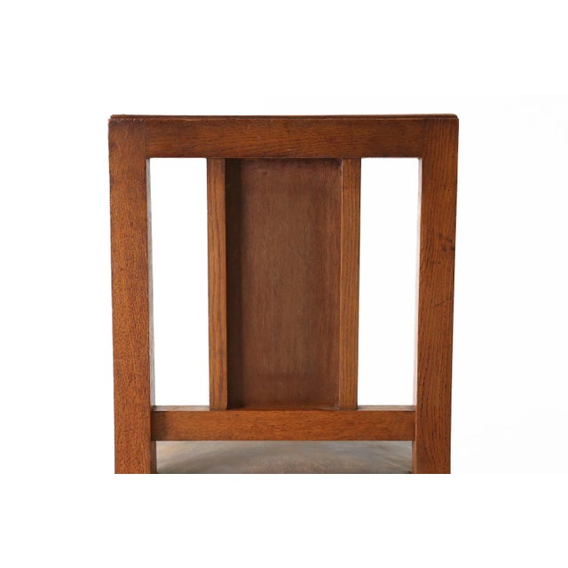 Brown Art Deco Side Chair by Maurice Dufréne, 1925 For Sale - Image 8 of 12