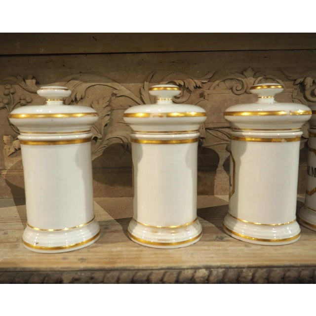 More information coming soon… This wonderful set of 10 French apothecary jars would make wonderful additions to a kitchen,...