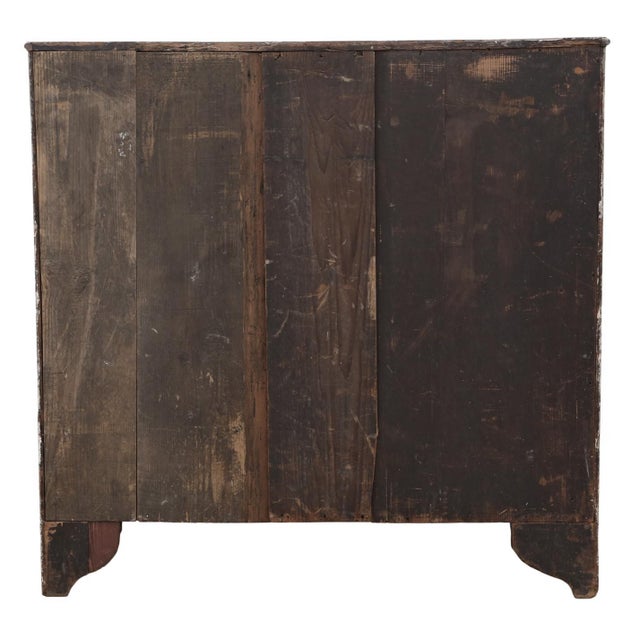 Antique 19th Century Bow Front Chest of Drawers For Sale - Image 9 of 10