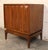 Mid 20th Century Mid-Century Sculpted Diamond Front Walnut Nightstands, Pair For Sale - Image 5 of 13