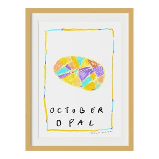 October Opal Birthstone Print by Tatiana Alida For Sale
