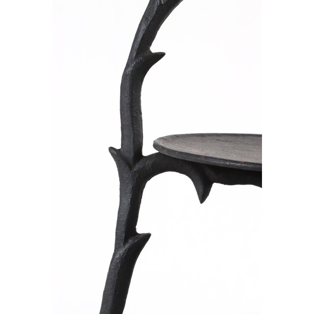 Mid 20th Century Art Nouveau Cast Iron Three Tier Display For Sale - Image 4 of 7