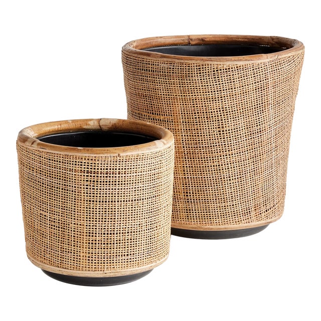 Lyla Dry Basket Planters, Set Of 2 For Sale