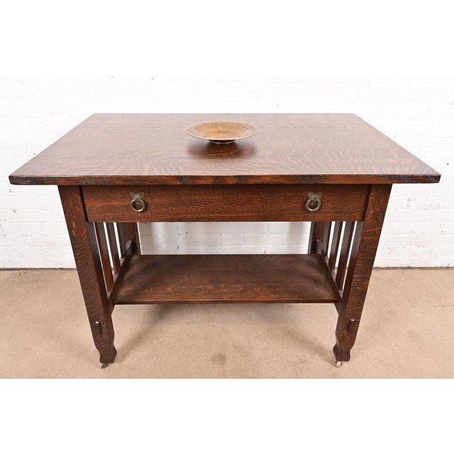 Tiffany Studios New York Bronze Doré Shallow Bowl or Plate With Decorative Border For Sale In South Bend - Image 6 of 7