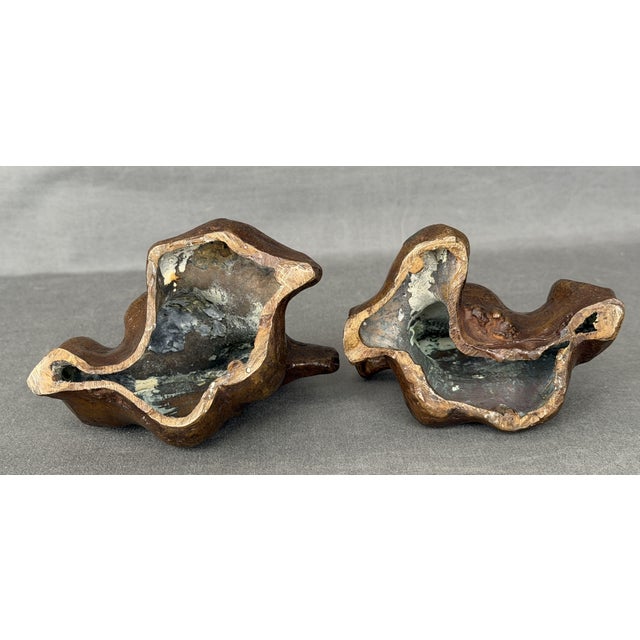 Copper Organic Abstract Sculptures, 1960s, Bronze, Set of 2 For Sale - Image 8 of 10
