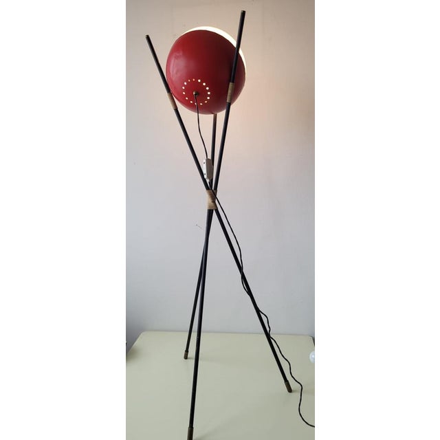 1950s Vintage Trippiede Floor Lamp by Angelo Brotto for Esperia Italy, 1950s For Sale - Image 5 of 13