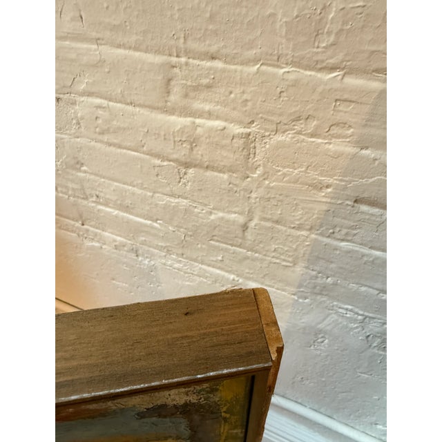 Blue Mid 20th Century Abstract Oil on Canvas For Sale - Image 8 of 8