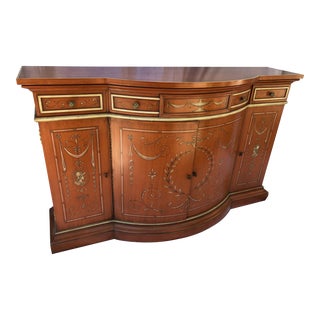 Vintage Karges Neoclassical Adam Style Credenza For Sale