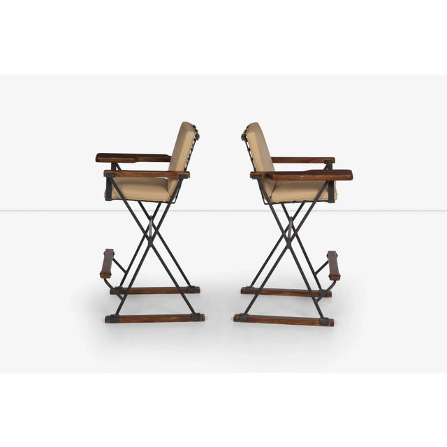 Cleo Baldon High Stools - A Pair For Sale In Chicago - Image 6 of 12