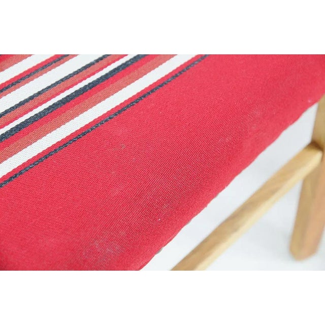1970s Set 6 Danish Modern Red Dining Chairs For Sale - Image 9 of 12