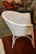 1970s Lloyd Loom Single White Wicker & Aluminum Arm Chair Porch Patio For Sale - Image 9 of 13